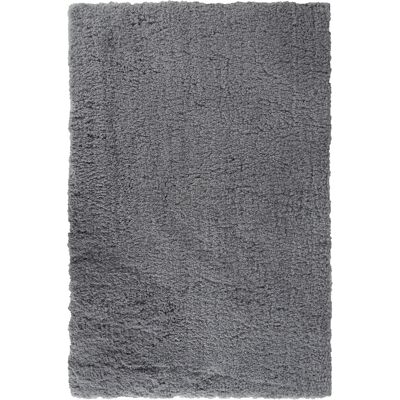 Nordstrand Home Gulvtæppe 160x230 cm - Grå - Langt ryatæppe med skridsikker bagside - Løs tæppe fra Nordstrand Home Gulvtæppe 160x230 cm - Grå - Langt ryatæppe med skridsikker bagside - Løs tæppe fra