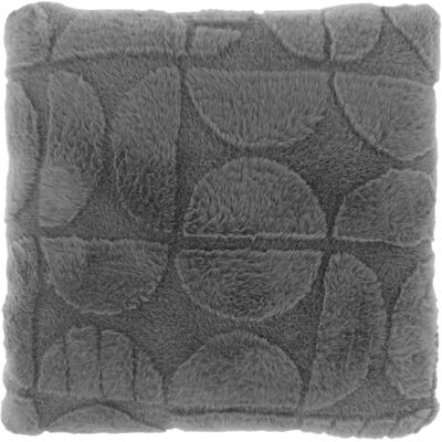 Borg Living Pyntepude - 45x45 cm - Fake fur - Mørkegrå Borg Living Pyntepude - 45x45 cm - Fake fur - Mørkegrå