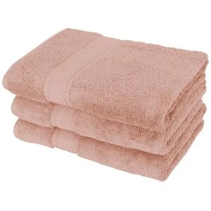 Borg Living Badehåndklæde - 70x140 cm - Støvet rosa - 100% Egyptisk bomuld - Luksus håndklæder fra By Borg