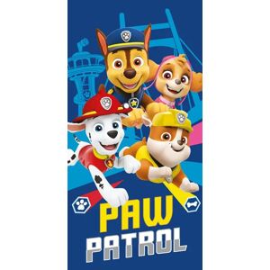 Licens Paw Patrol håndklæde - 70x140 cm - 100% Bomuld - Blødt badehåndklæde med Paw Patrol