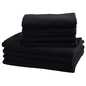 Borg Living Microfiber håndklæder - 8 stk i pakke - Grå - Letvægts håndklæder