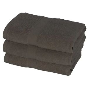 Egeria Håndklæde - 50x100 cm - antracit grå - Diamant - 100% Bomuld - Bløde håndklæder fra