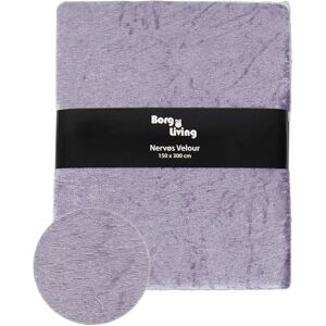 Borg Living Velour dug - 15 meter - Lavendel - Nervøs velour - Pakke med 15 meter