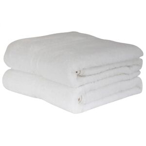 In Style Badehåndklæde - 65x130 cm - Hvid - 100% Bomulds håndklæde - Ekstra blødt
