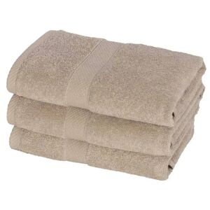 Egeria Håndklæde - 50x100 cm - Diamant - Sand - 100% Bomuld - Bløde håndklæder fra