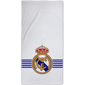 Licens Real Madrid hvid håndklæde - 70x140 cm - 100% bomuld - Blødt badehåndklæde med Hvidt Real Madrid logo Licens Real Madrid hvid håndklæde - 70x140 cm - 100% bomuld - Blødt badehåndklæde med Hvidt Real Madrid logo