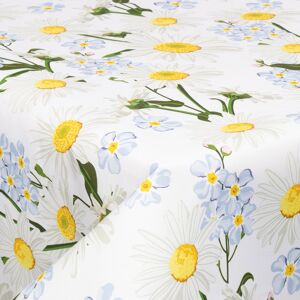 Borg Living Tekstil voksdug - 140 cm bred - 30 meters rulle - Blooming Daisies - Voksdug med akrylbelægning Borg Living Tekstil voksdug - 140 cm bred - 30 meters rulle - Blooming Daisies - Voksdug med akrylbelægning