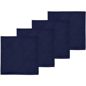 Södahl Bomuldsservietter Tiles Damask 4 stk Indigo - Table Napkins Södahl Bomuldsservietter Tiles Damask 4 stk Indigo - Table Napkins