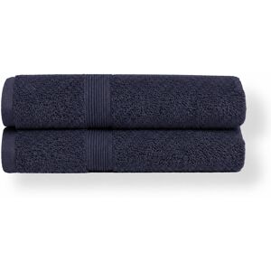 By Borg Økologisk håndklæde - 100% GOTS-certificeret bomuld - Gæstehåndklæde 40x60 cm - Navy By Borg Økologisk håndklæde - 100% GOTS-certificeret bomuld - Gæstehåndklæde 40x60 cm - Navy