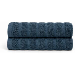 Borg Living Bomulds håndklæder - 100% kæmmet bomuld - 50x100 cm - 2-pak - Blå Borg Living Bomulds håndklæder - 100% kæmmet bomuld - 50x100 cm - 2-pak - Blå