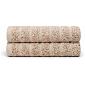 Borg Living Bomulds håndklæder - 100% kæmmet bomuld - 50x100 cm - 2-pak - Sand Borg Living Bomulds håndklæder - 100% kæmmet bomuld - 50x100 cm - 2-pak - Sand