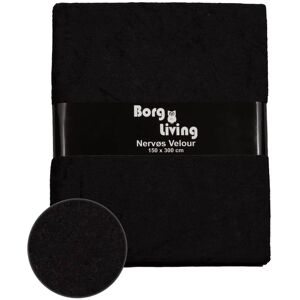 Borg Living Velour Bordserviet - 15m - Sort - Nervøs Velour Borg Living Velour Bordserviet - 15m - Sort - Nervøs Velour