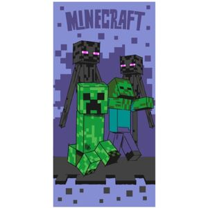 Licens Minecraft Creeper håndklæde - 70x140 cm - 100% bomuld - Blødt badehåndklæde med zombie og slenderman Licens Minecraft Creeper håndklæde - 70x140 cm - 100% bomuld - Blødt badehåndklæde med zombie og slenderman