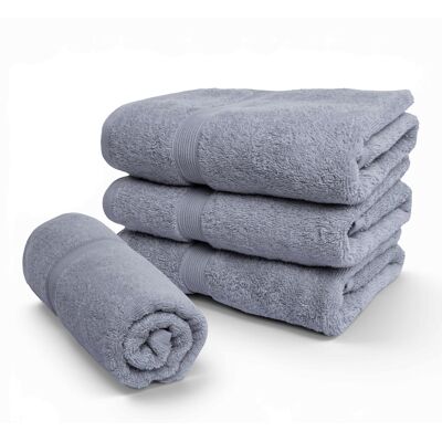 By Borg Økologisk håndklæde - 100% GOTS-certificeret bomuld - 50x100 cm - Grå By Borg Økologisk håndklæde - 100% GOTS-certificeret bomuld - 50x100 cm - Grå