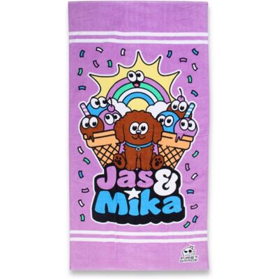 First Grade Jas & Mika Dreams håndklæde - 100% bomuld - Badehåndklæde 70x140 cm First Grade Jas & Mika Dreams håndklæde - 100% bomuld - Badehåndklæde 70x140 cm