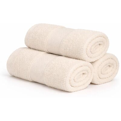 Egeria Bomulds vaskeklud - Diamant - 30x30cm - Creme Egeria Bomulds vaskeklud - Diamant - 30x30cm - Creme