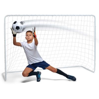 HOME-TEX Fodboldmål - 183x122 cm - Perfekt til fodbold i haven HOME-TEX Fodboldmål - 183x122 cm - Perfekt til fodbold i haven