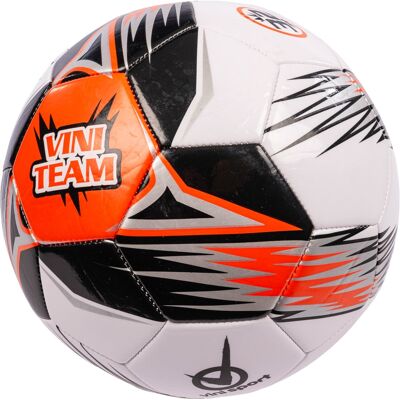 HOME-TEX Fodbold - Kunstlæder - Str. 5 - Hvid/orange HOME-TEX Fodbold - Kunstlæder - Str. 5 - Hvid/orange