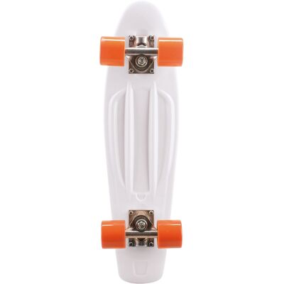 HOME-TEX Skateboard i plast - Hvid - Let og praktisk skateboard HOME-TEX Skateboard i plast - Hvid - Let og praktisk skateboard