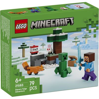 Lego Steves tajga-eventyr 21583 - 79 dele - Minecraft Lego Steves tajga-eventyr 21583 - 79 dele - Minecraft