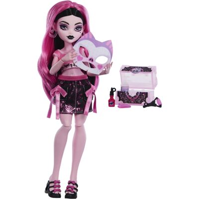 Mattel Monster High Self-Scare Secrets Draculaura med 13 overraskelser Mattel Monster High Self-Scare Secrets Draculaura med 13 overraskelser