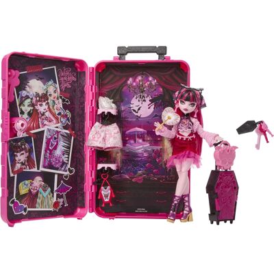 Monster High Skulltimate Secrets Draculaura dukke - Gore-geous Oasis - 19+ dele - 30 cm Monster High Skulltimate Secrets Draculaura dukke - Gore-geous Oasis - 19+ dele - 30 cm