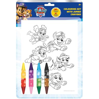 HOME-TEX Paw Patrol farvelægningssæt - Kreativ Tegneleg til Børn HOME-TEX Paw Patrol farvelægningssæt - Kreativ Tegneleg til Børn