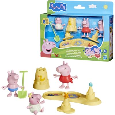 Hasbro Gurli Gris Moments stranddag - inklusiv Gurli, Gustav og Evie Gris Hasbro Gurli Gris Moments stranddag - inklusiv Gurli, Gustav og Evie Gris