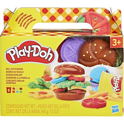Hasbro Play-Doh Food Shapes madformesæt - 6 værktøjer Hasbro Play-Doh Food Shapes madformesæt - 6 værktøjer