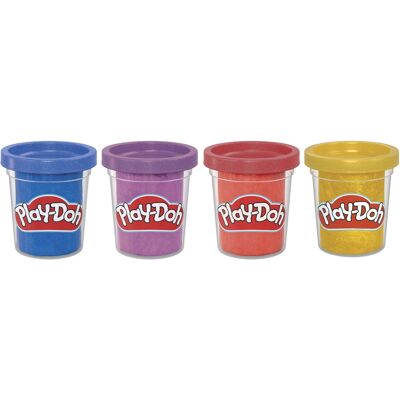 Play-Doh Metallisk Modellervoks 4-pak - Play-Doh Play-Doh Metallisk Modellervoks 4-pak - Play-Doh
