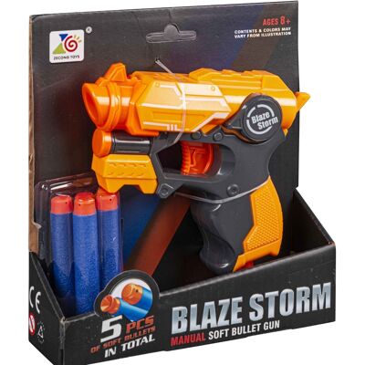HOME-TEX Blaze Storm Softbullet pistol - Gul HOME-TEX Blaze Storm Softbullet pistol - Gul