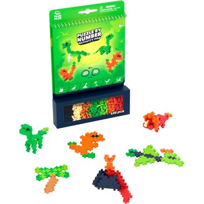 Plus Plus Plus-Plus aktivitetssæt med dinosaurer - 125 dele Plus Plus Plus-Plus aktivitetssæt med dinosaurer - 125 dele