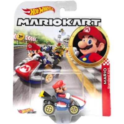 Mattel Hot Wheels Mario Kart Replica Diecast - Mario - 1:64 Mattel Hot Wheels Mario Kart Replica Diecast - Mario - 1:64