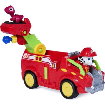 Spin Master PAW Patrol Dino Movie Marshall dino-køretøj med figur Spin Master PAW Patrol Dino Movie Marshall dino-køretøj med figur