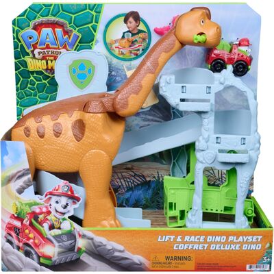 PAW Patrol Dino Filmen Lift & Race legesæt med Marshall - 25 cm dinosaur PAW Patrol Dino Filmen Lift & Race legesæt med Marshall - 25 cm dinosaur