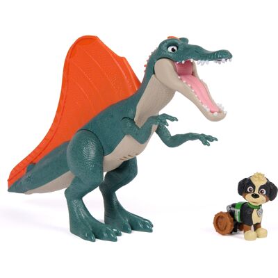 PAW Patrol Dino Filmen Rise & Roll Spinosaurus med Rex og lyd - 18 cm PAW Patrol Dino Filmen Rise & Roll Spinosaurus med Rex og lyd - 18 cm
