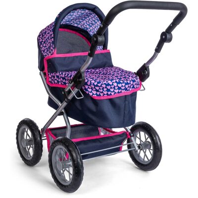 HOME-TEX Dukkevogn i metal og stof - Passer til 30-50 cm dukker HOME-TEX Dukkevogn i metal og stof - Passer til 30-50 cm dukker
