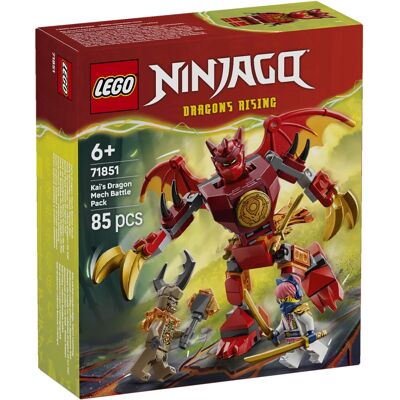 Lego Kais drage-mech – kamppakke 71851 - 85 dele - Ninjago Lego Kais drage-mech – kamppakke 71851 - 85 dele - Ninjago