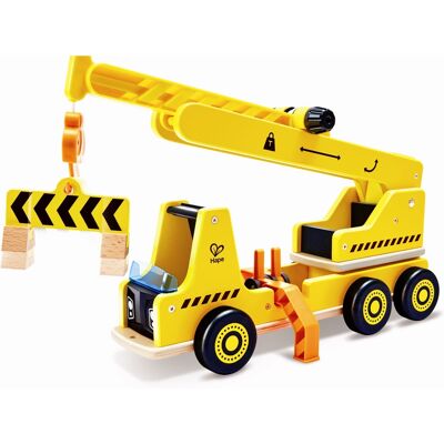Hape mobilkran og byggesæt - byggekran med krankrog og tilbehør - 38x20 cm Hape mobilkran og byggesæt - byggekran med krankrog og tilbehør - 38x20 cm