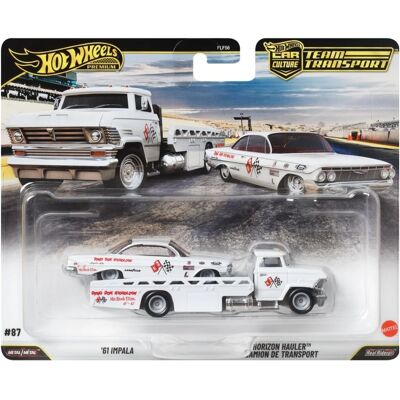 Hot Wheels Premium Team Transport med '61 Impala - 1:64 Hot Wheels Premium Team Transport med '61 Impala - 1:64