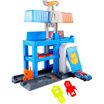 Hot Wheels City politistation med politibil og bane Hot Wheels City politistation med politibil og bane