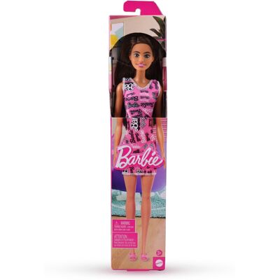 Mattel Barbie basis dukke - mørkhåret Mattel Barbie basis dukke - mørkhåret