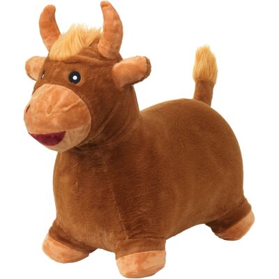 Krea hoppedyr 42x48x50 cm - Brun ko Krea hoppedyr 42x48x50 cm - Brun ko