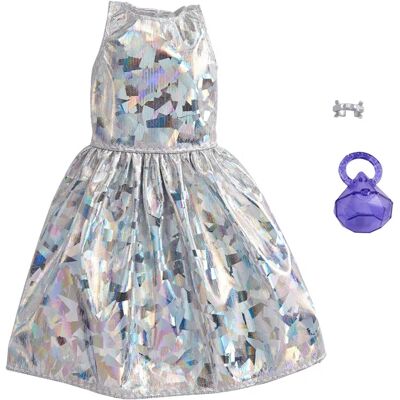 Mattel Barbie Fashion and Access Complete Look - sølv kjole Mattel Barbie Fashion and Access Complete Look - sølv kjole