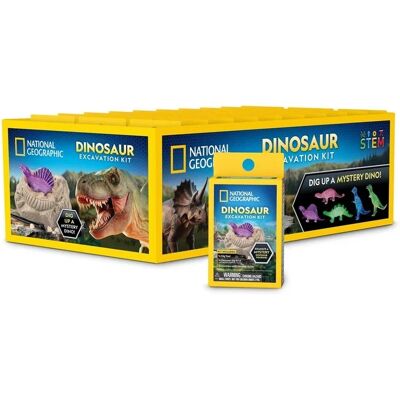 Blue Marble National Geographic mini dinosaur udgravningssæt – assorteret Blue Marble National Geographic mini dinosaur udgravningssæt – assorteret