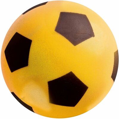 HOME-TEX Skumfodbold 20 cm - Gul - Blød bold HOME-TEX Skumfodbold 20 cm - Gul - Blød bold