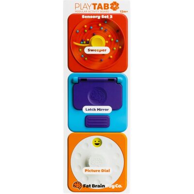 Fat Brain PlayTab Sensory Set 3 - 3 brikker Fat Brain PlayTab Sensory Set 3 - 3 brikker