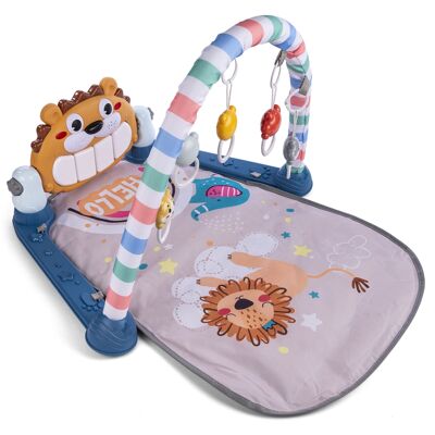 B Beez pianotrapez - babygym med musik, lys og 5 rangler - fra 0 mdr. B Beez pianotrapez - babygym med musik, lys og 5 rangler - fra 0 mdr.