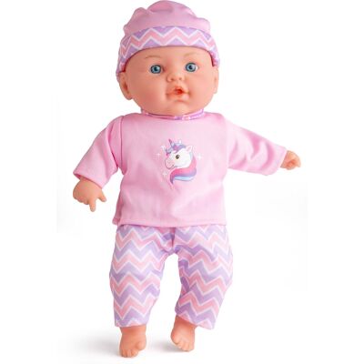 HOME-TEX Mathilde dukke - 31cm - Lyserød HOME-TEX Mathilde dukke - 31cm - Lyserød