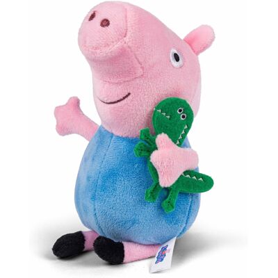 HOME-TEX Gustav Gris bamse 20 cm - Krammebamse - Blå med bamse HOME-TEX Gustav Gris bamse 20 cm - Krammebamse - Blå med bamse